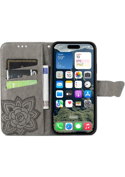 Iphone 16 Için Kılıf Artı Iş Kelebek Cüzdan Çok Renkli Kanat (Yurt Dışından)