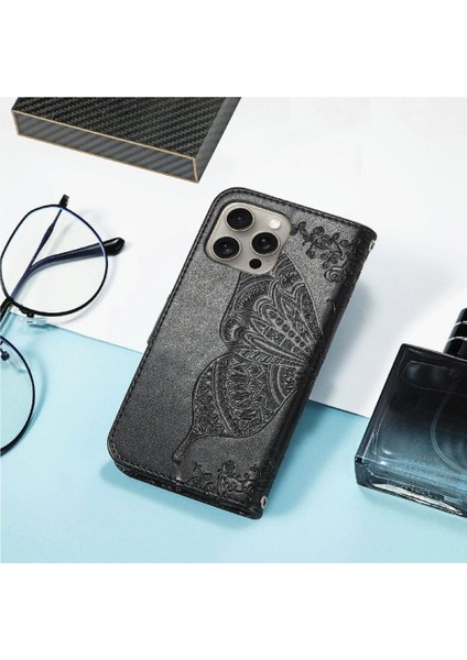 Iphone 16 Için Kılıf Pro Kelebek Kanat Çok Renkli Cüzdan Iş (Yurt Dışından)