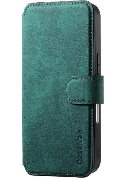 Iphone 16 Için Flip Case Retro Kart Standı Mıknatıs Koruyucu Malzeme Cüzdan (Yurt Dışından) indirimleri