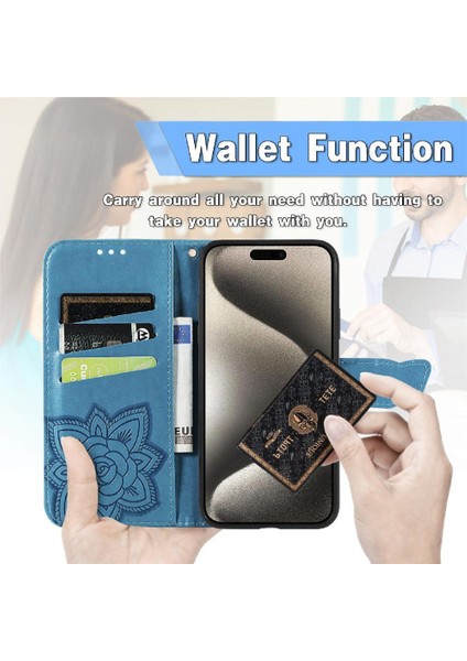 Iphone 16 Için Kılıf Pro Kelebek Kanat Çok Renkli Cüzdan Iş (Yurt Dışından)
