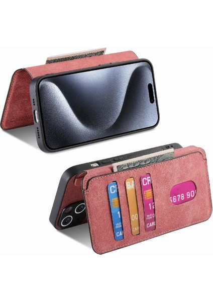 Iphone 16 Için Flip Case Pro Kart Standı Mıknatıs Koruyucu Malzeme Retro (Yurt Dışından) fiyatları