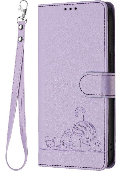 Xiaomi Poco X6 Neo 5g Kart Yuvası Tutucu Için Kickstand Cüzdan Flip Kedi (Yurt Dışından)