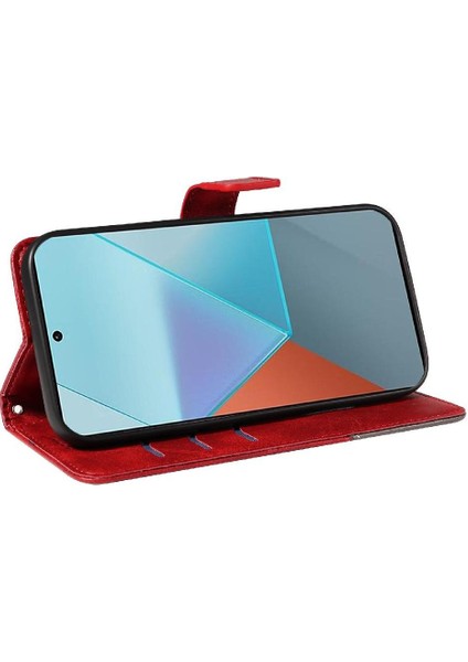 Elmas Dikiş Yüksek Kaliteli Telefon ile Xiaomi Poco X6 5g Için Flip Case (Yurt Dışından)