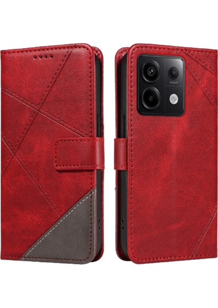 Elmas Dikiş Yüksek Kaliteli Telefon ile Xiaomi Poco X6 5g Için Flip Case (Yurt Dışından)