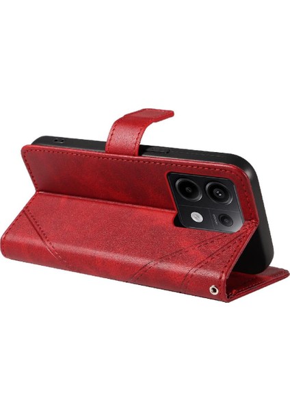 Elmas Dikiş Yüksek Kaliteli Telefon ile Xiaomi Poco X6 5g Için Flip Case (Yurt Dışından)