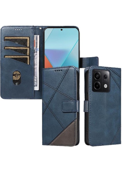 Elmas Dikiş Yüksek Kaliteli Telefon ile Xiaomi Poco X6 5g Için Flip Case (Yurt Dışından)