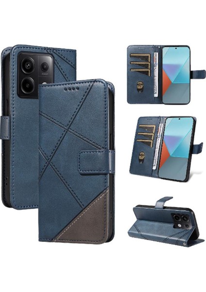 Elmas Dikiş Yüksek Kaliteli Telefon ile Xiaomi Poco X6 5g Için Flip Case (Yurt Dışından)