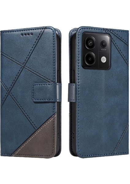 Elmas Dikiş Yüksek Kaliteli Telefon ile Xiaomi Poco X6 5g Için Flip Case (Yurt Dışından)