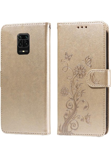 Xiaomi Redmi Not 9 Için Flip Case Pro 4g Çiçek Cardyuvaları Flip Deri (Yurt Dışından)