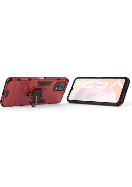 Halka Araba Montaj Kickstand Durumda Vivo Y72 5g Hindistan Askeri Sınıf Metal (Yurt Dışından) fırsatları