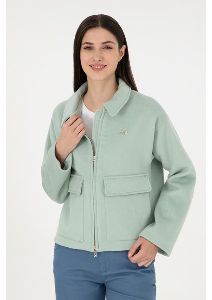 Kadın Su Yeşili Mont 50291493-VR048 modelleri