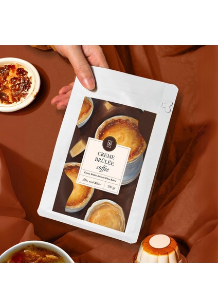 Creme Brulee Coffee - Creme Brulee Aromalı Kahve Filtre Kahve, 200 Gr