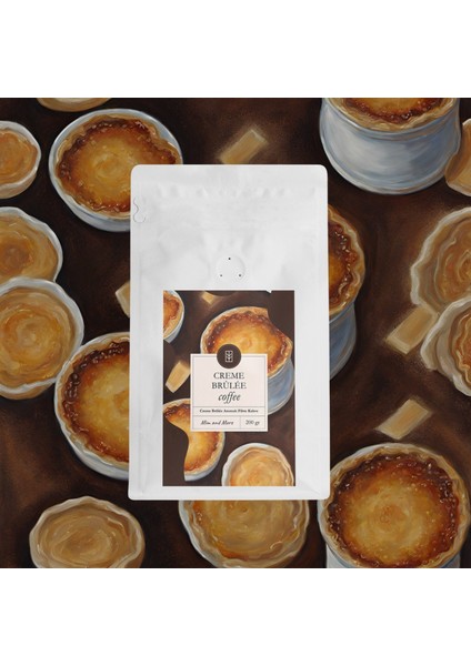 Creme Brulee Coffee - Creme Brulee Aromalı Kahve Filtre Kahve, 200 Gr