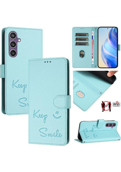 Samsung Galaxy S23 Fe 5g Rfıd Engelleme Pu Deri Kart Tutucu (Yurt Dışından)