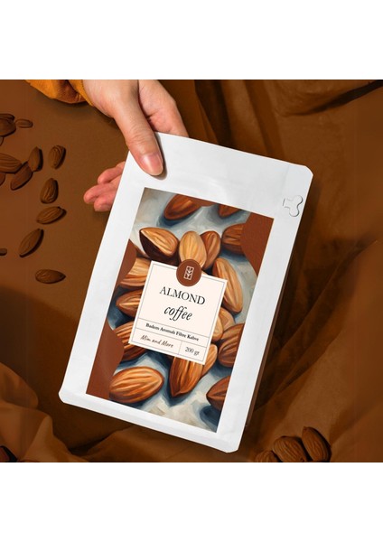Almond Coffee - Badem Aromalı Kahve Filtre Kahve, 200 Gr