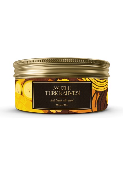 Banana Turkish Coffee - Muz Aromalı Türk Kahvesi 200 gr