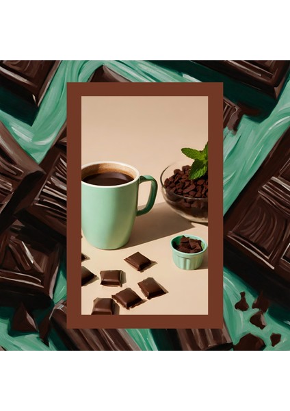 Mim And More Mint & Chocolate Coffee Nane ve Çikolata Aromalı Kahve Çekirdek Kahve 200 gr