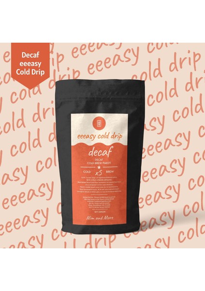 Kafeinsiz Cold Brew Paketi 5 x 25 gr