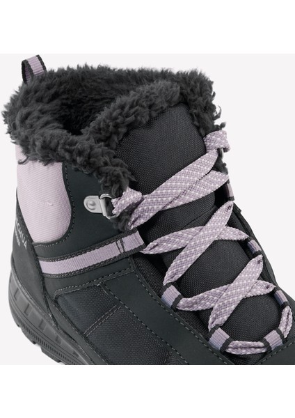 Quechua Çocuk Su Geçirmez Outdoor Kar Botu - Mor / Gri - 35 / 38 - SH100 modelleri