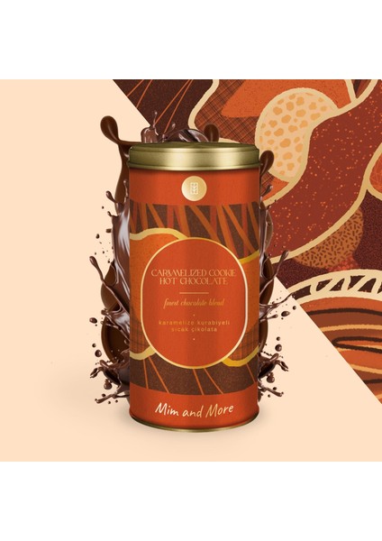 Caramelized Cookie Hot Chocolate - Karamelize Kurabiye Aromalı Sıcak Çikolata, Tin, 200 gr