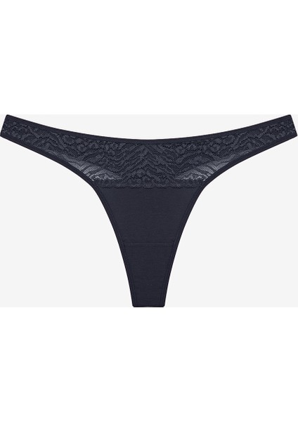 Wild Flower Lacy Detailed 3lü Çok Renkli Tanga Külot fırsatları