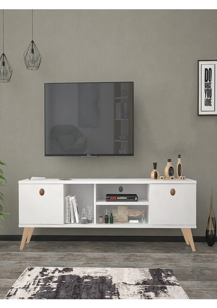 Mbes Mobilya Mbes Mobi̇lya Esi̇n 160 cm Tv Sehpasi Beyaz