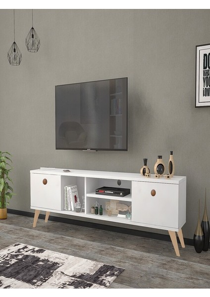 Mbes Mobilya Mbes Mobi̇lya Esi̇n 160 cm Tv Sehpasi Beyaz