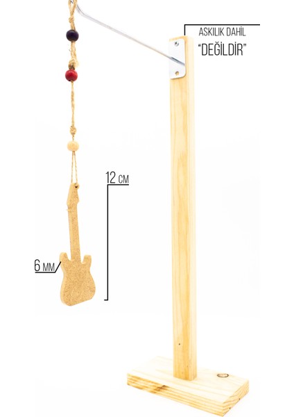 Gitar Sarkaç Takımı. Duvar Süsü Oda Süsü Balkon Yazlık Dekoru. Ahşap Boyama Etkinliği