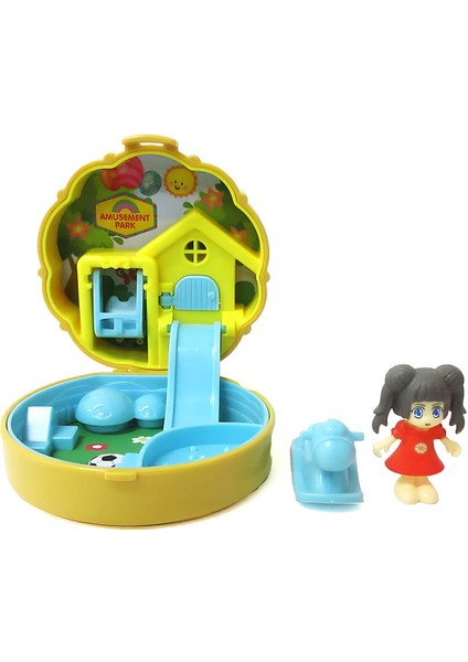 2 Adet Taşınabilir Dollhouse Sürpriz Paket