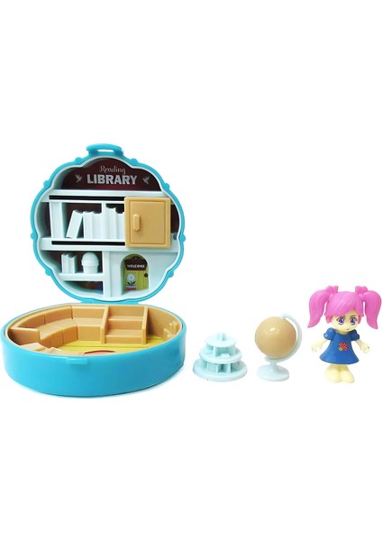 2 Adet Taşınabilir Dollhouse Sürpriz Paket