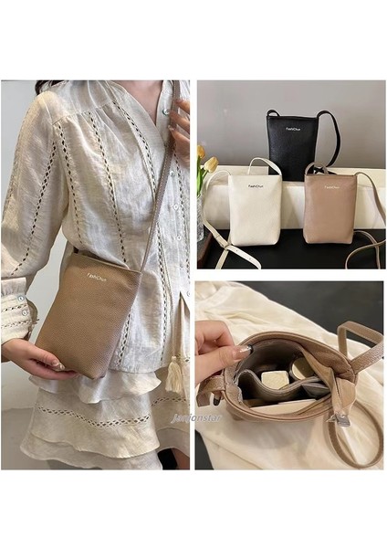 Gerçek Deri Çantası, Kadınların Moda Tek Omuz Çantası, Ultra-Ince ve Çeşitli Japon Stili Dikey Mini Telefon Çantası. (Yurt Dışından) modelleri