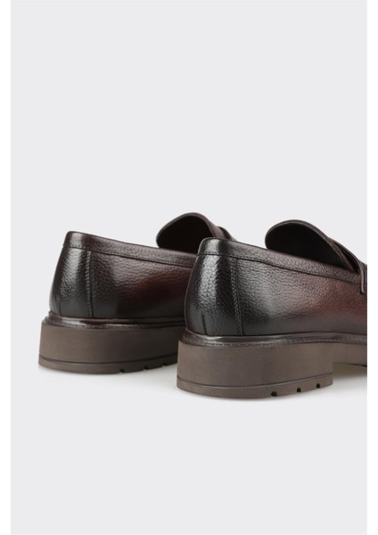 Kahve Deri Erkek Günlük Ayakkabı indirimleri