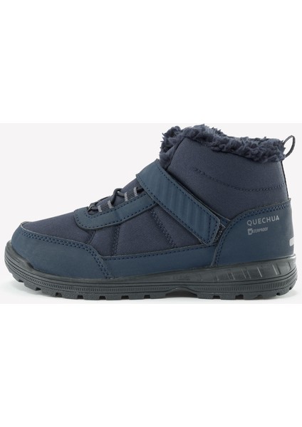 Quechua Çocuk Su Geçirmez Outdoor Kar Botu - Lacivert - 24 / 34 - SH100