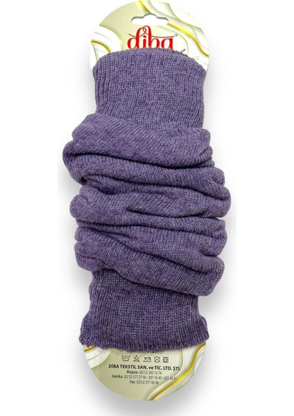 Lambswool Yün Diba Kışlık Kadın Dizlik Kalın Tozluk Ayaksız Yoga Çorabı