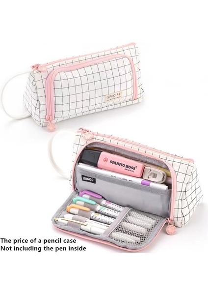 Kalem Kutusu Kawaii Okul Kalem Kutusu Malzemeleri Sevimli Kalem Saklama Çantası Öğrenci Kalem Kutusu Büyük Çok Fonksiyonlu Kalem Kutusu Kırtasiye (Yurt Dışından)