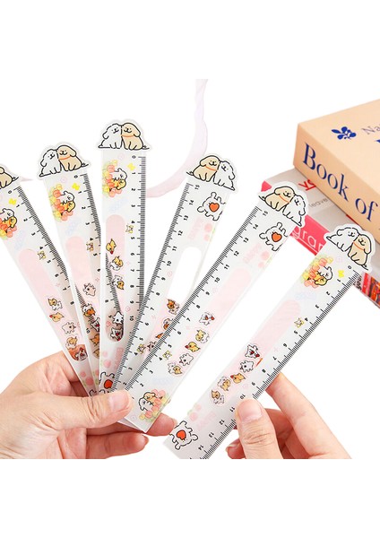 1 Adet Kawaii Sanrio Akrilik Cetvel Karikatür Hello Kitty Kuromi Pochacco Shaker Cetvel Çizim Aracı Bookmark Kırtasiye Öğrenci Hediye (Yurt Dışından)