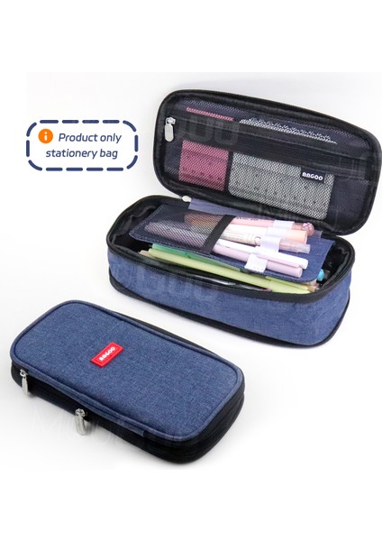 Kalem Kutusu, Çanta, Büyük Kapasiteli Saklama Çantası, Kız Kutusu, Ofis, Öğrenci Kırtasiye Malzemesi, Organizatör, Okul Malzemeleri (Yurt Dışından)