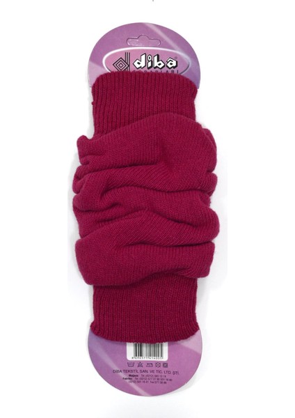 Lambswool Yün Diba Kışlık Kadın Dizlik Kalın Tozluk Ayaksız Yoga Çorabı