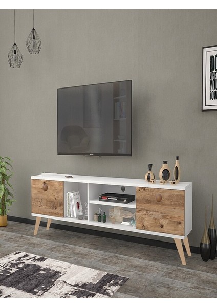 Mbes Mobiya Esin BeyazAtlantik 160 cm Tv Ünitesi fiyatları