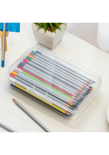 Şeffaf Kalem Kutusu, Plastik Kalem Kutusu, Mum Boya Saklama Kutusu, Işaretleyici Kutusu, Istiflenebilir Ofis Malzemeleri Kutusu, Kalem Kutusu (Yurt Dışından) modelleri