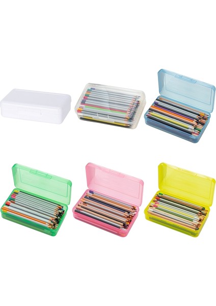 Şeffaf Kalem Kutusu, Plastik Kalem Kutusu, Mum Boya Saklama Kutusu, Işaretleyici Kutusu, Istiflenebilir Ofis Malzemeleri Kutusu, Kalem Kutusu (Yurt Dışından) fırsatları
