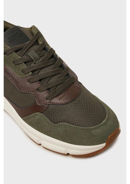 Süet Logolu Sneaker Ayakkabı Erkek Ayakkabı FM0FM05218 Rbn