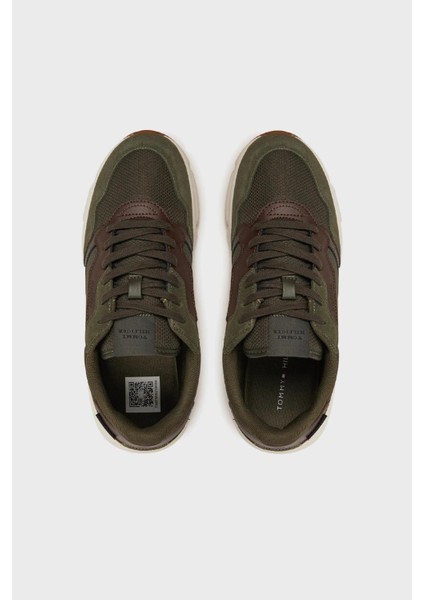 Süet Logolu Sneaker Ayakkabı Erkek Ayakkabı FM0FM05218 Rbn