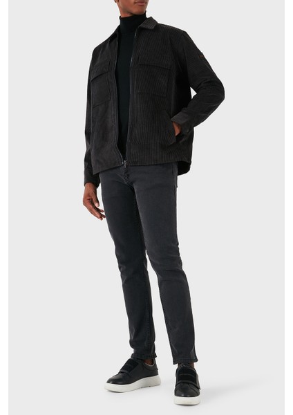 Logolu Regular Fit Fermuarlı Kadife Gömlek Erkek Gömlek 50527341 001 modelleri