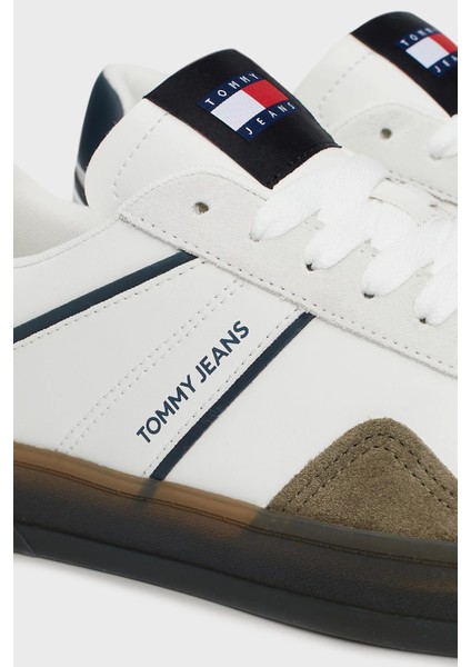 Deri Logolu Sneaker Ayakkabı Erkek Ayakkabı EM0EM01462 Ybl indirimleri