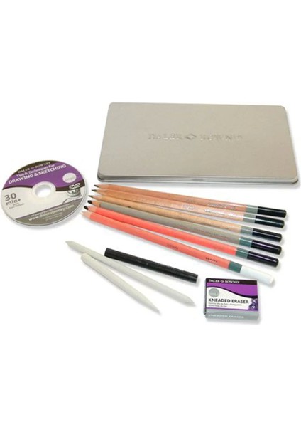 Daler Rowney Simply Drawing Tin 12LI Set