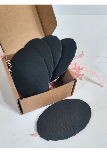 Pres Tuval 5'li Oval Set 5*8 Cm. Siyah %100 Pamuk 310 Gr/m2 modelleri