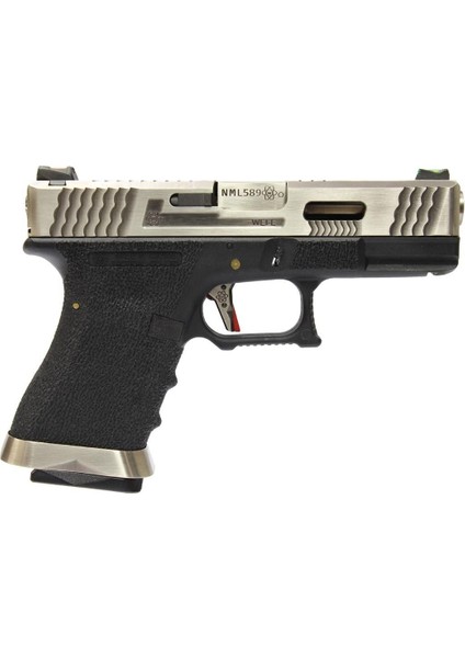 We Glock G19 T7 Gbb Airsoft Tabanca Sv Kızak / Sv Namlu / Bk Gövde
