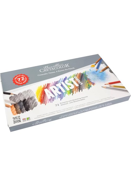 Artist Studio Limited Edition Çizim Seti Metal Kutu 72'li modelleri