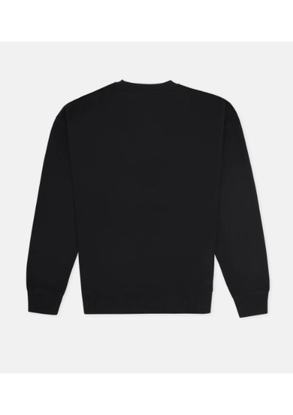 Palyaço Balığı Oversize Supersoft Sweatshirt - Siyah